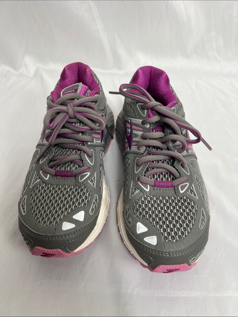 Brooks Gray and Purple Women's Running Shoes